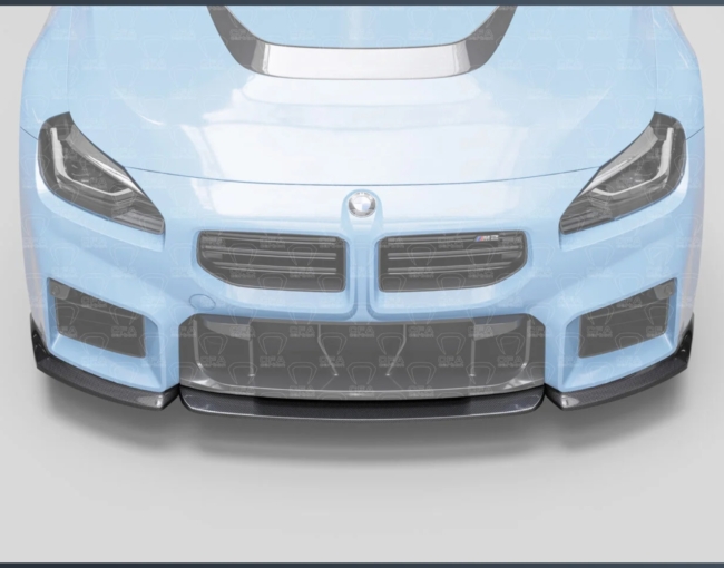 Carbon Frontspoiler Classic V1 dreiteilig für den BMW M2 G87 - MANHART