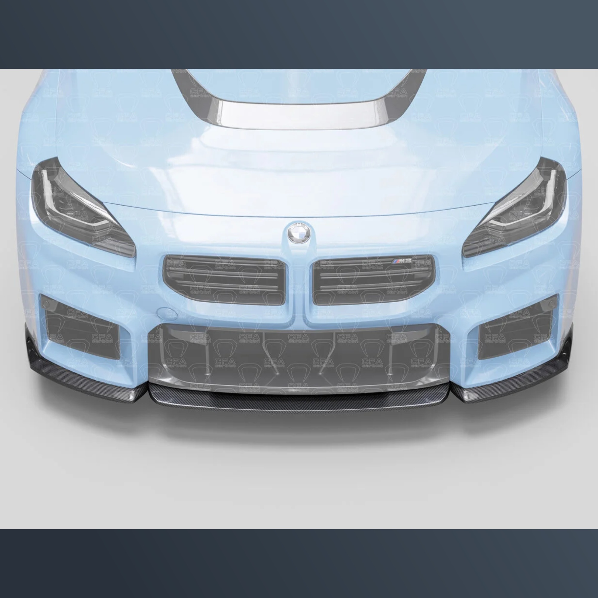 Carbon Frontspoiler Classic V1 dreiteilig für den BMW M2 G87 - MANHART